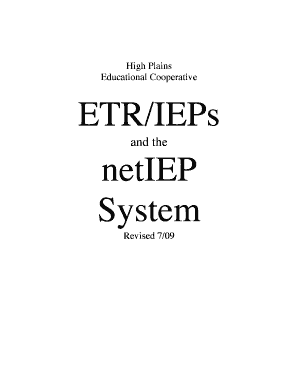 Sample etr reports - Iep etr timeline fillable form