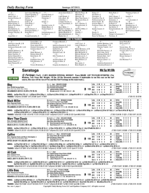 Fillable Online Saratoga (872013) Fax Email Print - PDFfiller