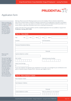 Application form - PruAdviser - pruadviser co