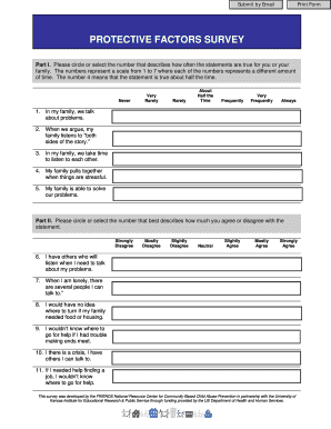 Protective Factors Survey