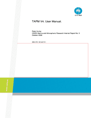 tapm user manual form