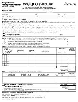Illinois FSA Claim Form