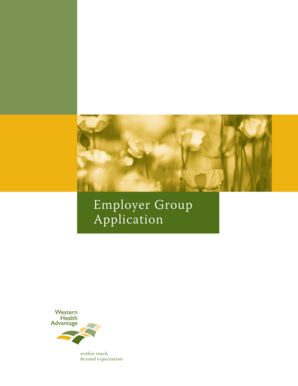 Employer Group Application