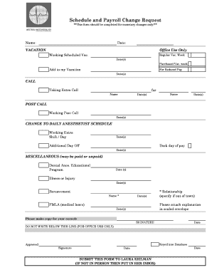 Payroll Change Form - Waai.net