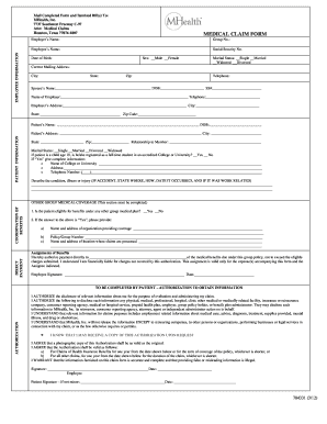 Medical Claim Form