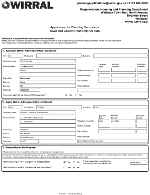 UK Planning Permission Application