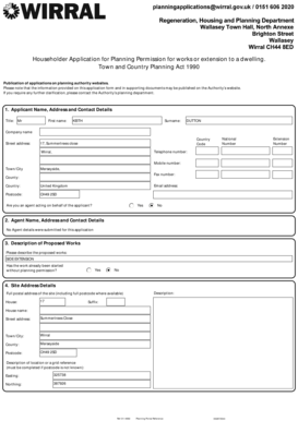 Householder Application for Planning Permission