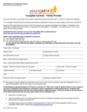 YoungStar Contract – Family Provider