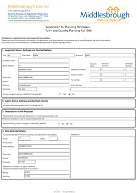 UK Planning Permission Application