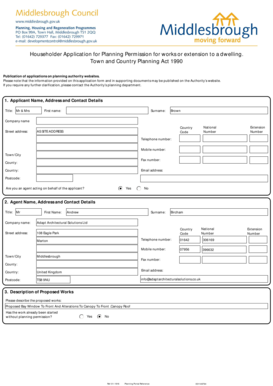 Householder Application for Planning Permission