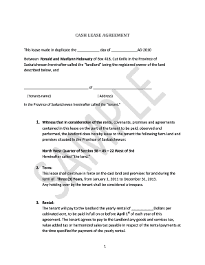 CASH LEASE AGREEMENT - Holowaty - NW36-44-22-3 Sampledocx