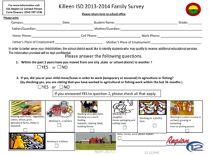 Killeen ISD Family Survey