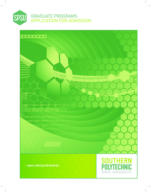 Southern Polytechnic State University Graduate Application Form
