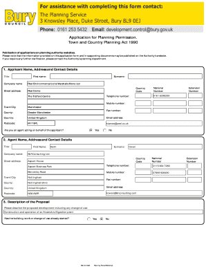 UK Planning Permission Application
