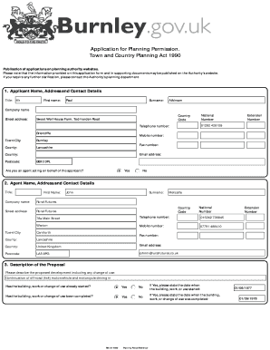 UK Planning Permission Application