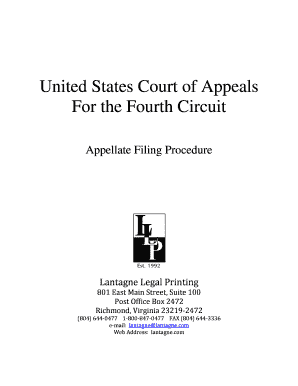 UNITED STATES COURT OF APPEALS FOR THE FOURTH CIRCUIT ADDRESS visual data 7