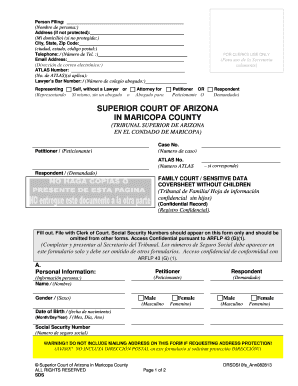 Arizona Legal Separation Without Minor Children