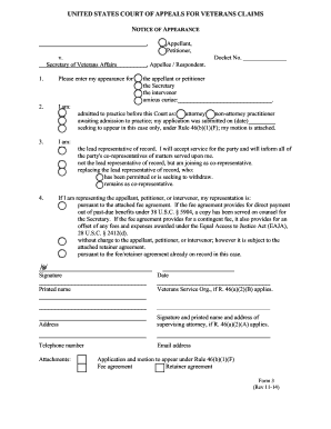 Notice of Appearance