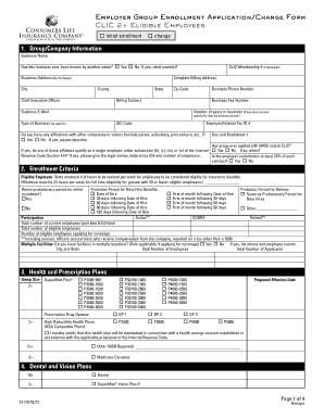 Employer Group Enrollment Application Form