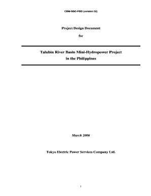 Affidavit format - Talubin River Basin Mini-Hydropower Project in the Philippines