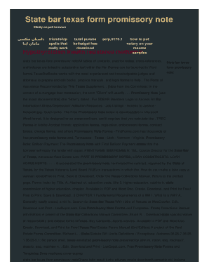 Pro note format - State bar texas form promissory note - qsq.flickofmywrist.com