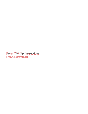 Fillable Online Form 740 Np Instructions - WordPress.com Fax Email ...