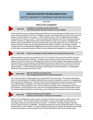 Fillable Online PROGRESS REPORT ON IMPLEMENTATION Fax Email Print ...