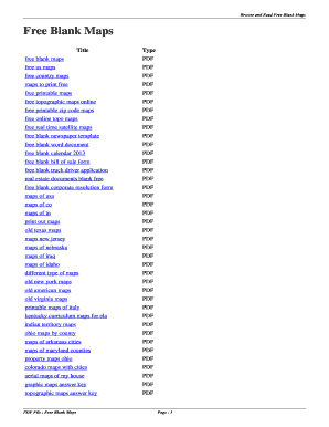 Fillable Online Free Blank Maps. free blank maps Fax Email Print ...
