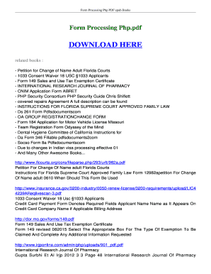 Form Processing Php FREE Download - Ebookread.org. Form Processing Php PDF Books