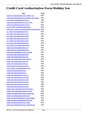 hampton inn suites credit card authorization form - Editable, Fillable & Printable Online ...