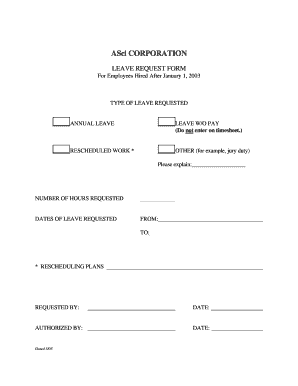 LEAVE FORM employees hired after 1-1-2003 - ascicorp.com
