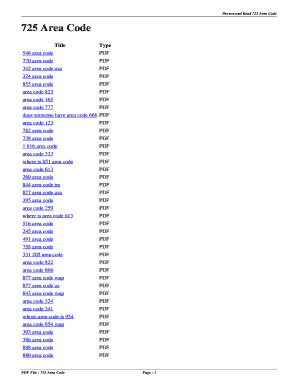 725 Area Code Time Zone