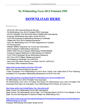 pennsylvania state tax withholding form edit fill print pa state withholding form