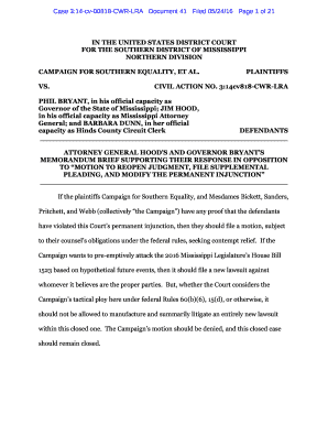 Case 3:14-cv-00818-CWR-LRA Document 41 Filed 05/24/16 Page 1 of 21 - aclu