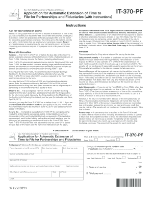fillable online tax ny form it 201 x 2014 amended resident income nys tax extension form it 370