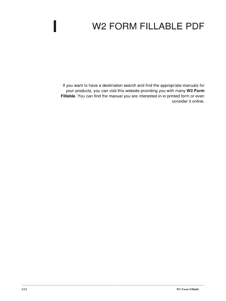 Fillable Online W2 Form Fillable - mmsbre.com Fax Email Print - pdfFiller