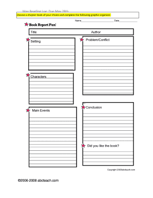 reading log with summary answers forms document samples to