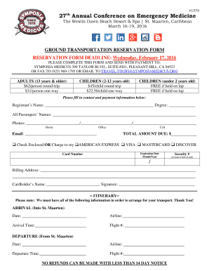 Travel &amp; Ground Transportation Information 27 Annual ...