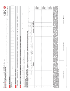 Declaration of ownership of a company - cial Ownership (UBO) Declaration form - Mahindra Finance