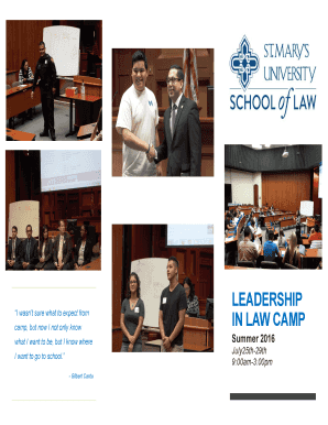 LEADERSHIP IN LAW CAMP - North East Independent School ... - neisd