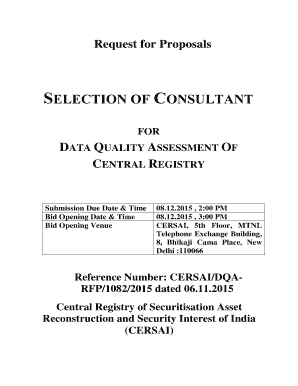 FOR DATA QUALITY ASSESSMENT OF - cersai.org.in