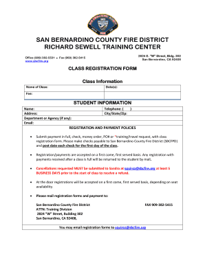 SAN BERNARDINO COUNTY FIRE DISTRICT