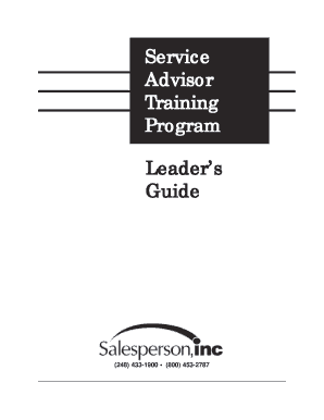 Automotive Service Advisor Training Program ... - Sales Training Store - salestrainingstore