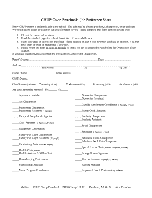 Form preview