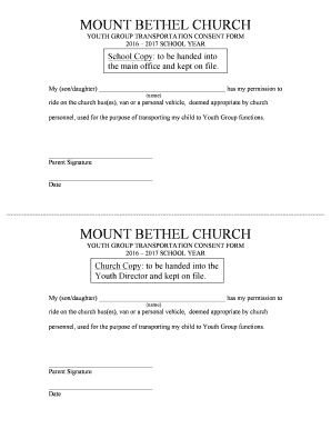 Transportation waiver template - Transportation Consent Form 16-17.doc - mountbethelchurch