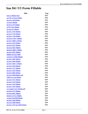 Fillable Online nvllb Ssa 561 U2 Form - nvllb.org Fax Email Print ...