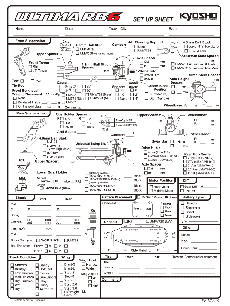 Fillable Online SET UP SHEET Fax Email Print - pdfFiller