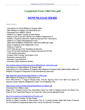 Completed Form I 864 New FREE Download - Ebookread.org. Completed Form I 864 New PDF Books - ebookread