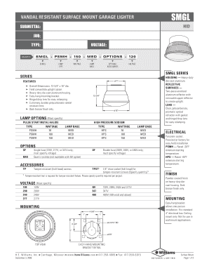 VANDAL RESISTANT SURFACE MOUNT GARAGE LIGHTER