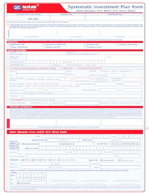 Ccl bank mandate form - (Debit Mandate Form NACH/ ECS/ Direct Debit)